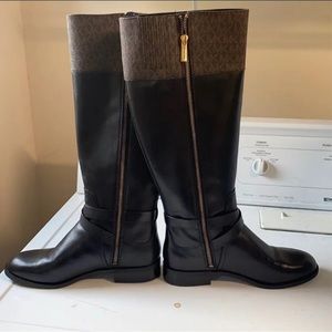 Michael Kors riding boots.